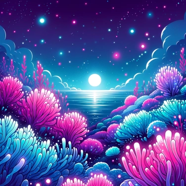 Explique pourquoi certaines algues brillent la nuit ?
