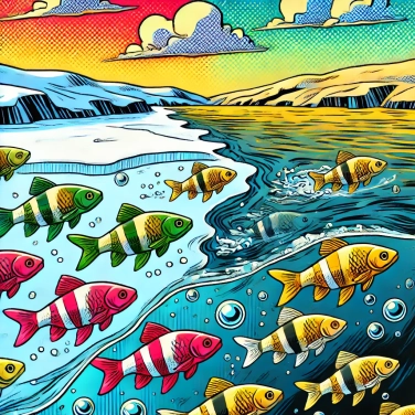 Explique pourquoi certaines espèces de poissons migrent vers des eaux plus chaudes en hiver ?