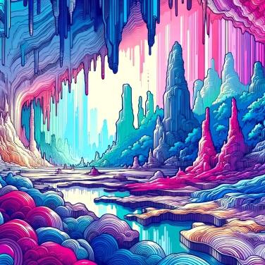 Explique pourquoi certaines grottes géologiques se forment-elles dans des zones de calcaire ?