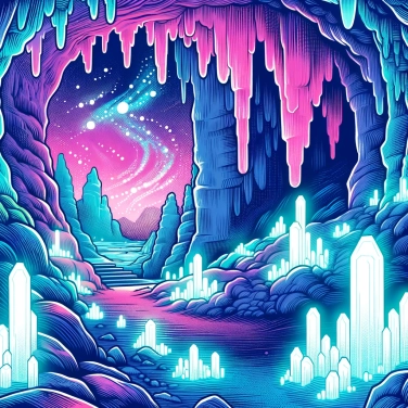 Explique pourquoi certaines grottes produisent des lumières phosphorescentes ?