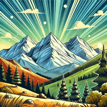 Explique pourquoi certaines montagnes ont des sommets enneigés toute l'année ?
