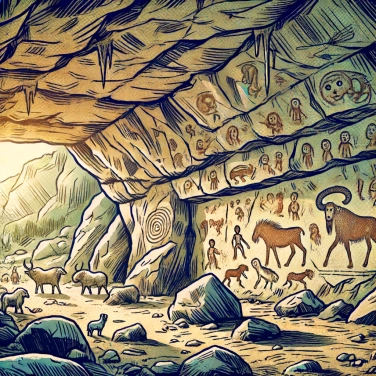 Explique pourquoi certaines peintures préhistoriques ont survécu des millénaires dans des grottes humides ?