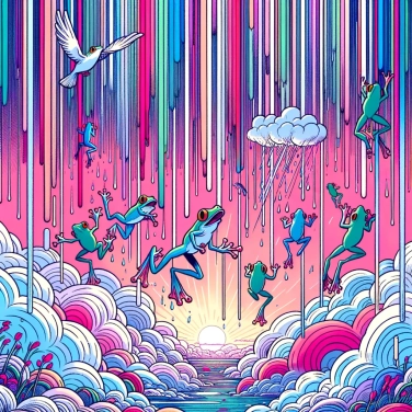 Explique pourquoi certaines régions connaissent-elles des pluies de grenouilles?