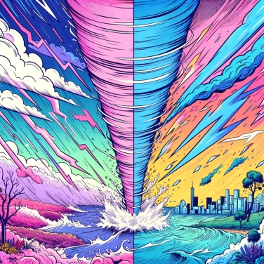 Explique pourquoi certaines régions du monde sont plus propices aux tornades que d'autres ?