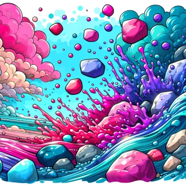 Explique pourquoi certaines roches changent-elles de couleur lorsqu'on les mouille ?