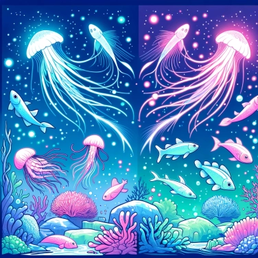 Explique pourquoi certains animaux marins produisent de la lumière ?