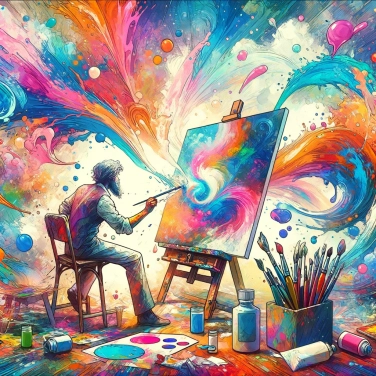 Explique pourquoi certains artistes utilisent des couleurs vives dans leurs œuvres ?