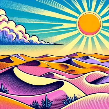 Explique pourquoi certains déserts possèdent des dunes en forme de croissant ?