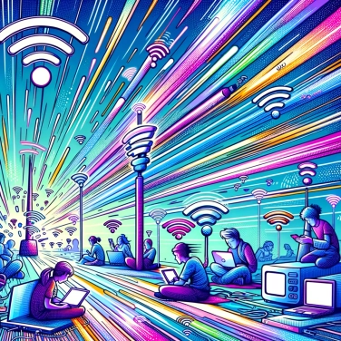 Explique pourquoi certains réseaux Wi-Fi sont plus rapides que d'autres ?