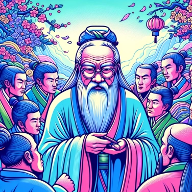 Explique pourquoi Confucius était vénéré en tant que philosophe en Chine ?