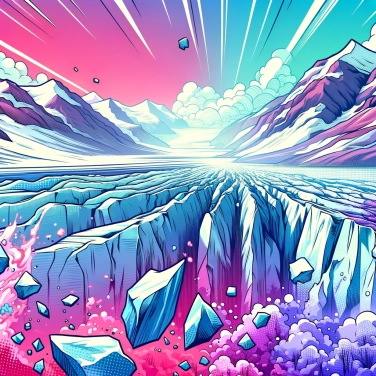 Explique pourquoi des glaciers peuvent se déplacer malgré leur aspect figé ?