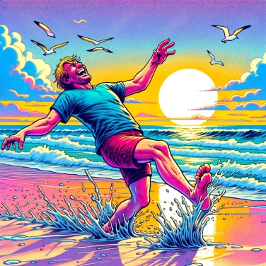 Explique pourquoi il est difficile de marcher sur du sable mouillé ?
