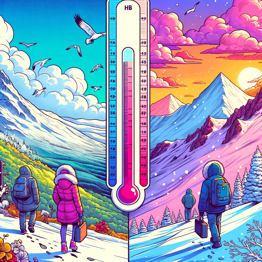 Explique pourquoi il fait plus froid en altitude