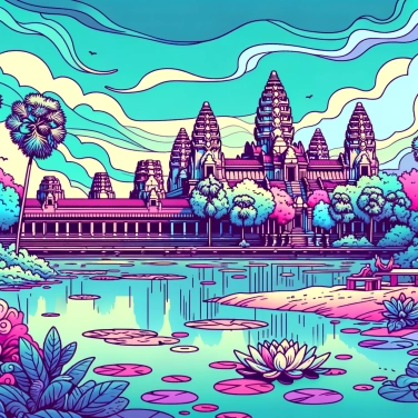 Explique pourquoi l'Angkor Wat est considéré comme le plus grand complexe religieux du monde ?