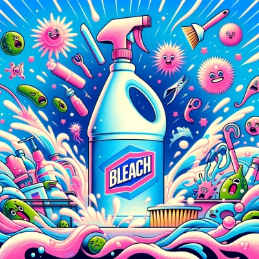 Explique pourquoi l'eau de Javel est un puissant désinfectant ?