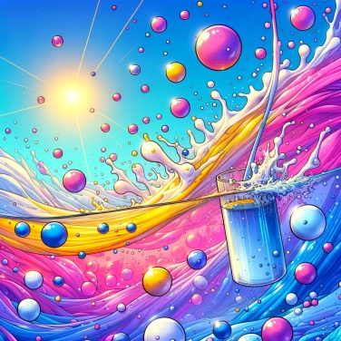 Explique pourquoi l'huile flotte-t-elle sur l'eau?