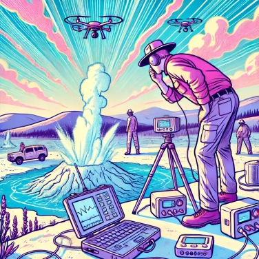 Explique pourquoi la caldeira du Yellowstone est surveillée de près par les scientifiques ?