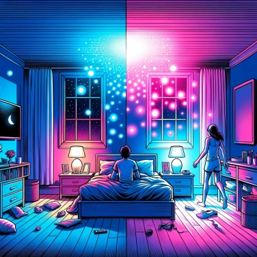 Explique pourquoi la couleur des LED peut influencer notre sommeil ?