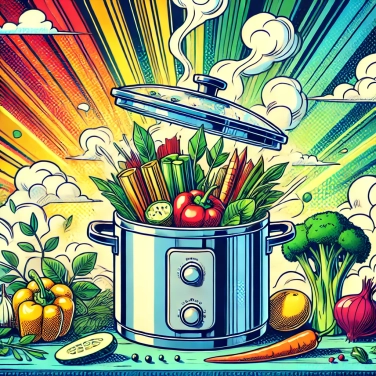 Explique pourquoi la cuisson à la vapeur est considérée comme un mode de cuisson sain ?