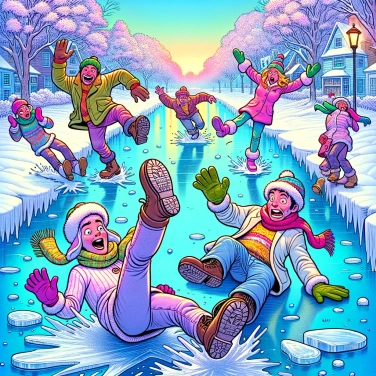 Explique pourquoi la glace est glissante ?