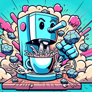 Explique pourquoi la machine à café s'encrasse avec du calcaire ?