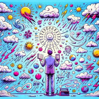 Explique pourquoi la météo peut être si difficile à prévoir avec précision ?