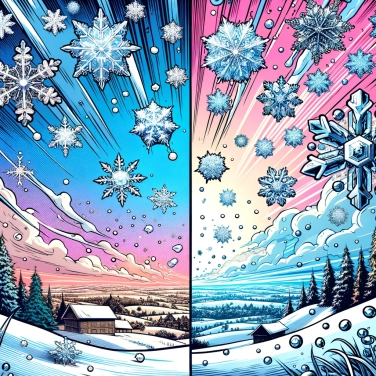 Explique pourquoi la neige est-elle blanche et non pas transparente ?
