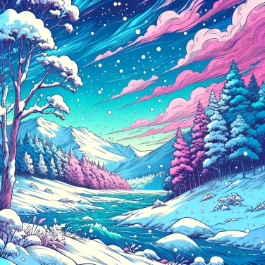 Explique pourquoi la neige peut paraître bleue parfois ?
