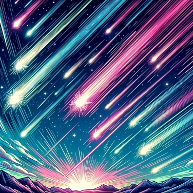 Explique pourquoi la pluie d'étoiles filantes des Perséides se produit chaque année ?
