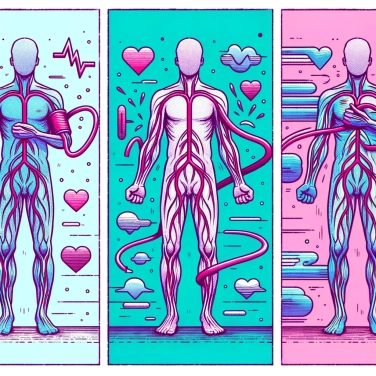 Explique pourquoi la pression sanguine varie en fonction de la position du corps