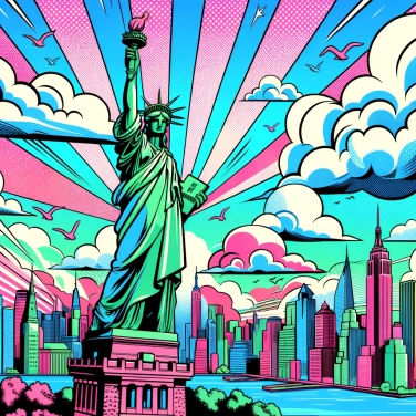 Explique pourquoi la statue de la Liberté est verte ?