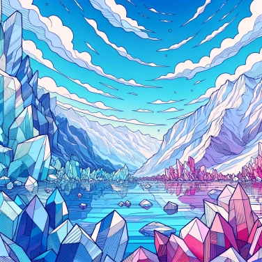 Explique pourquoi la taille des cristaux de glace varie-t-elle dans un glacier ?