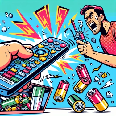 Explique pourquoi la télécommande ne répond plus quand les piles sont inversées ?