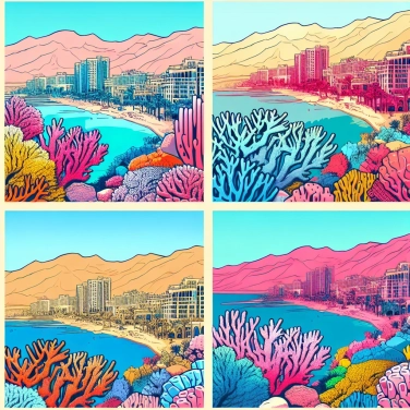Explique pourquoi la ville d’Eilat (en Israël) offre des récifs coralliens en plein désert ?