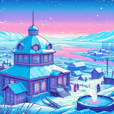 Explique pourquoi la ville d'Oymyakon (en Russie) est l'un des endroits habités les plus froids au monde ?