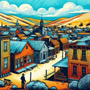 Explique pourquoi la ville de Bodie (aux États-Unis) est conservée comme une « ghost town » historique ?