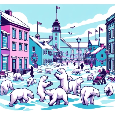 Explique pourquoi la ville de Churchill (au Canada) est surnommée la capitale mondiale de l’ours polaire ?