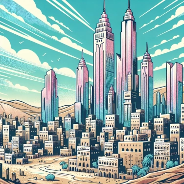 Explique pourquoi la ville de Shibam (au Yémen) est surnommée le « Manhattan du désert » ?