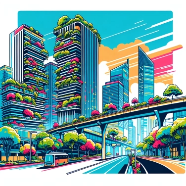 Explique pourquoi la ville de Singapour investit massivement dans la nature en ville ?