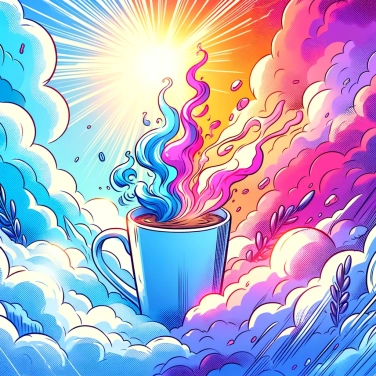 Explique pourquoi le café est souvent plus chaud que la température de l'air ?