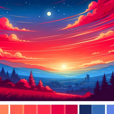 Explique pourquoi le crépuscule est souvent rouge-orangé ?