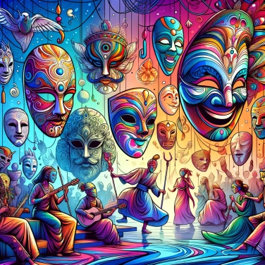 Explique pourquoi le masque est un élément essentiel dans de nombreuses cultures traditionnelles ?