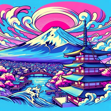 Explique pourquoi le Mont Fuji est considéré sacré au Japon ?
