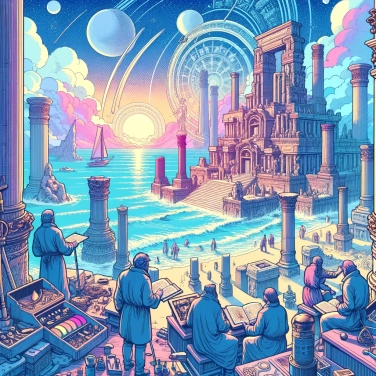 Explique pourquoi le mythe de l'Atlantide continue de fasciner les chercheurs ?