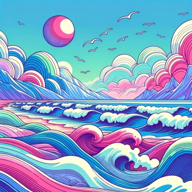 Explique pourquoi le son des vagues se brisant sur la plage est apaisant pour beaucoup de personnes ?