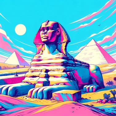 Explique pourquoi le Sphinx de Gizeh a un corps de lion et un visage humain ?