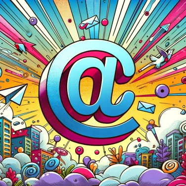 Explique pourquoi le symbole @ est utilisé en informatique pour désigner un email ?