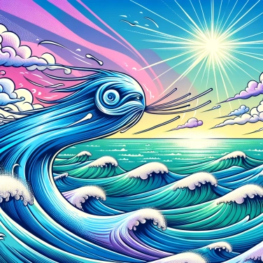 Explique pourquoi le vent peut-il provoquer des vagues sur l'océan ?