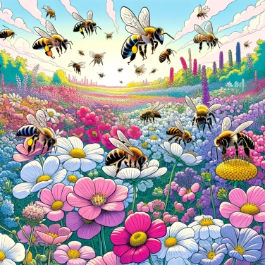 Explique pourquoi les abeilles sont cruciales pour la pollinisation des plantes ?