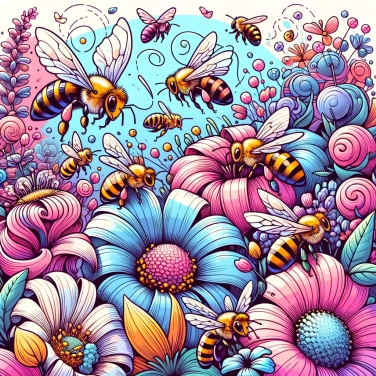 Explique pourquoi les abeilles sont essentielles à la pollinisation des plantes ?